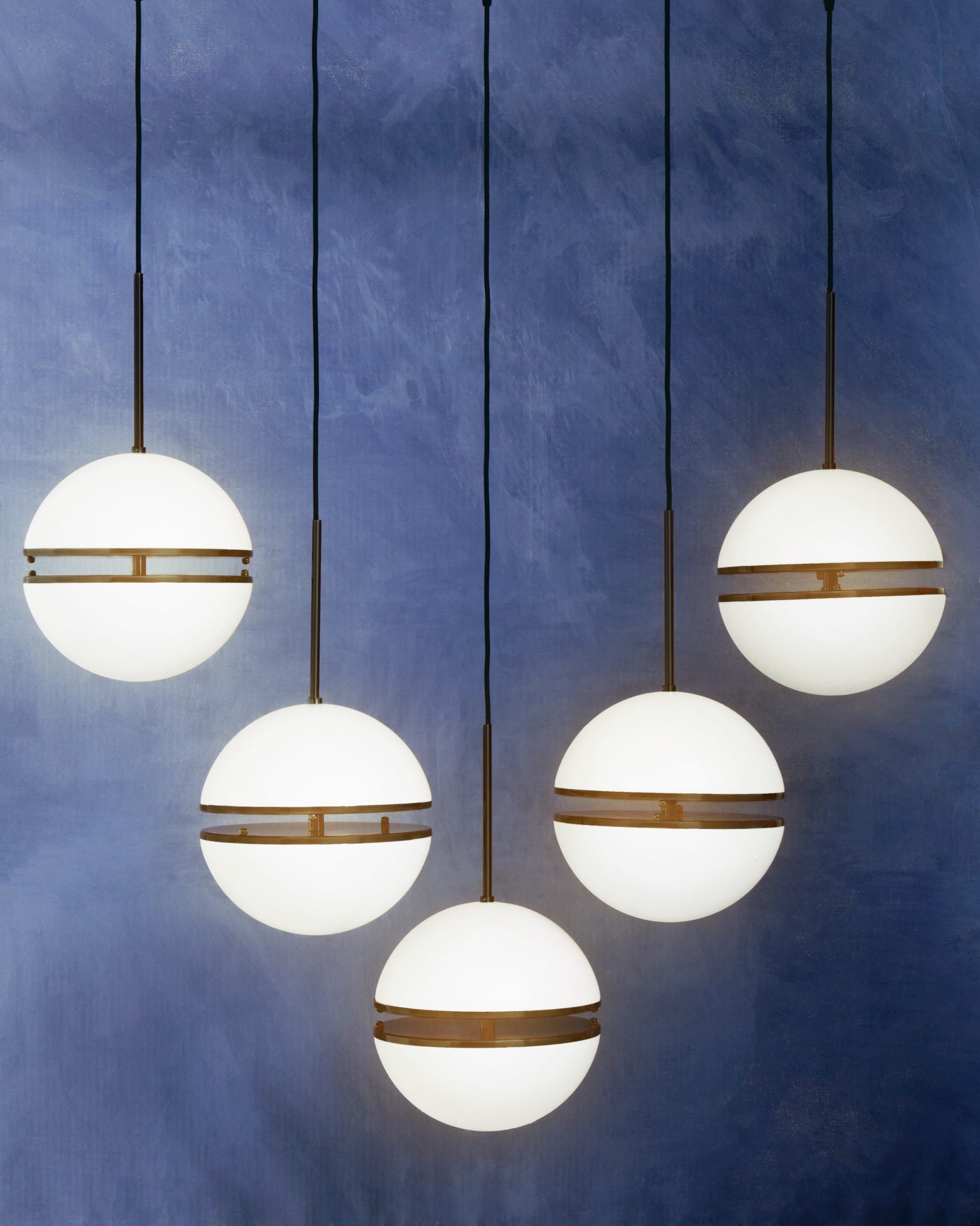 Aurore Five Ball Matte Black Pendant Light 8 scaled jpeg