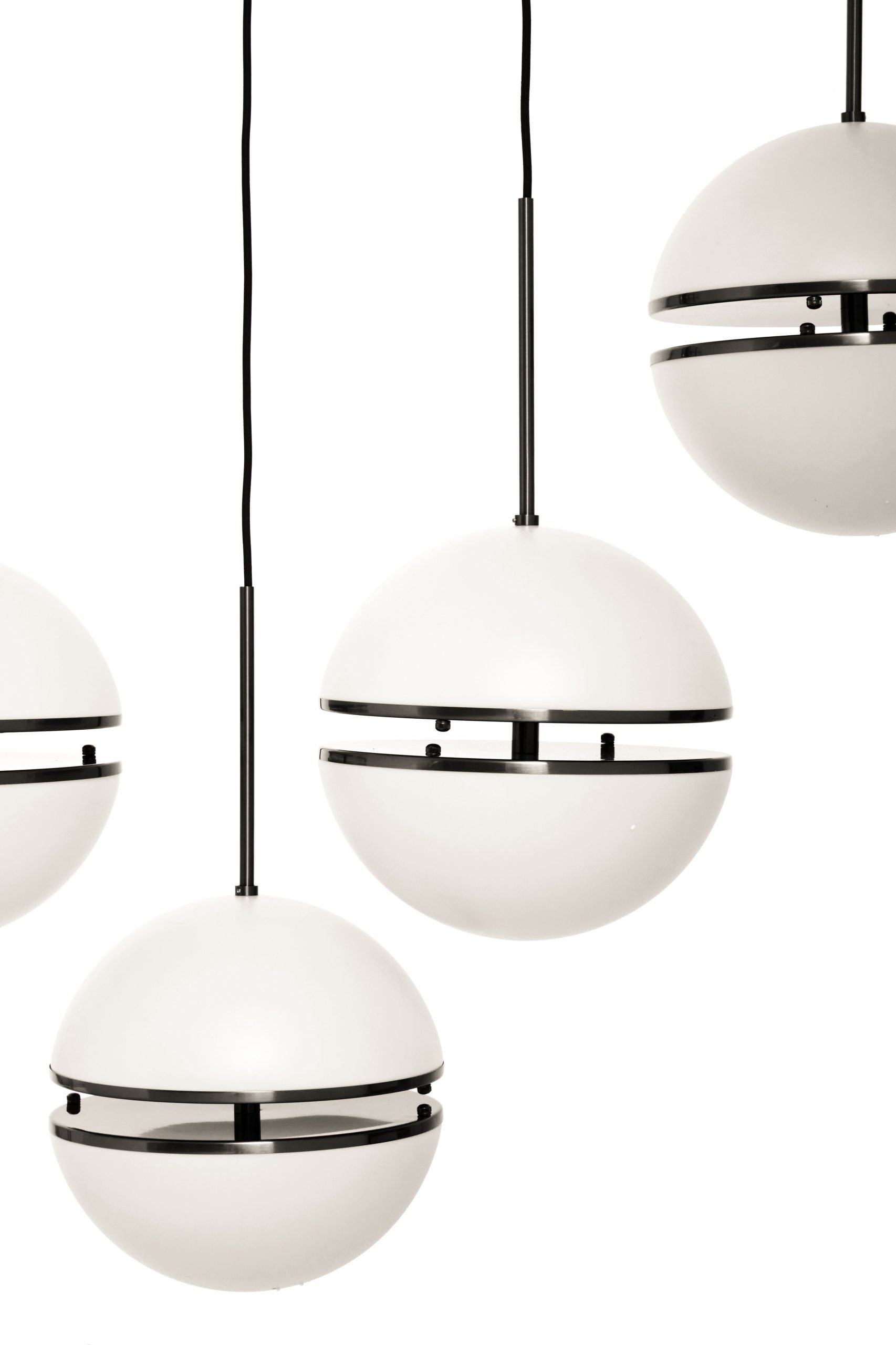 Aurore Five Ball Matte Black Pendant Light 5 scaled jpeg