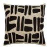 Ornella Natural And Black Square Cushion 2 scaled jpeg