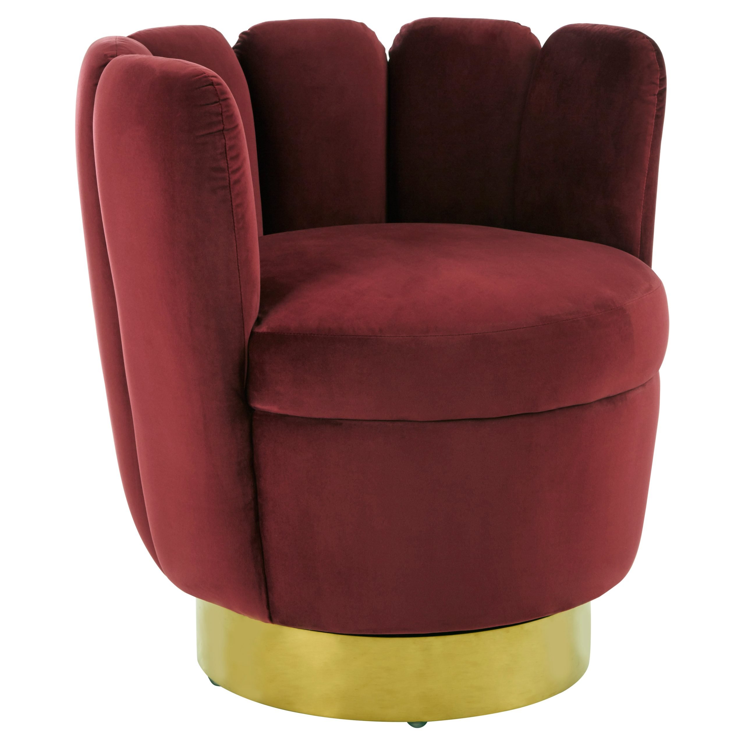 Bisante Wine Velvet Accent Chair 3 scaled jpeg
