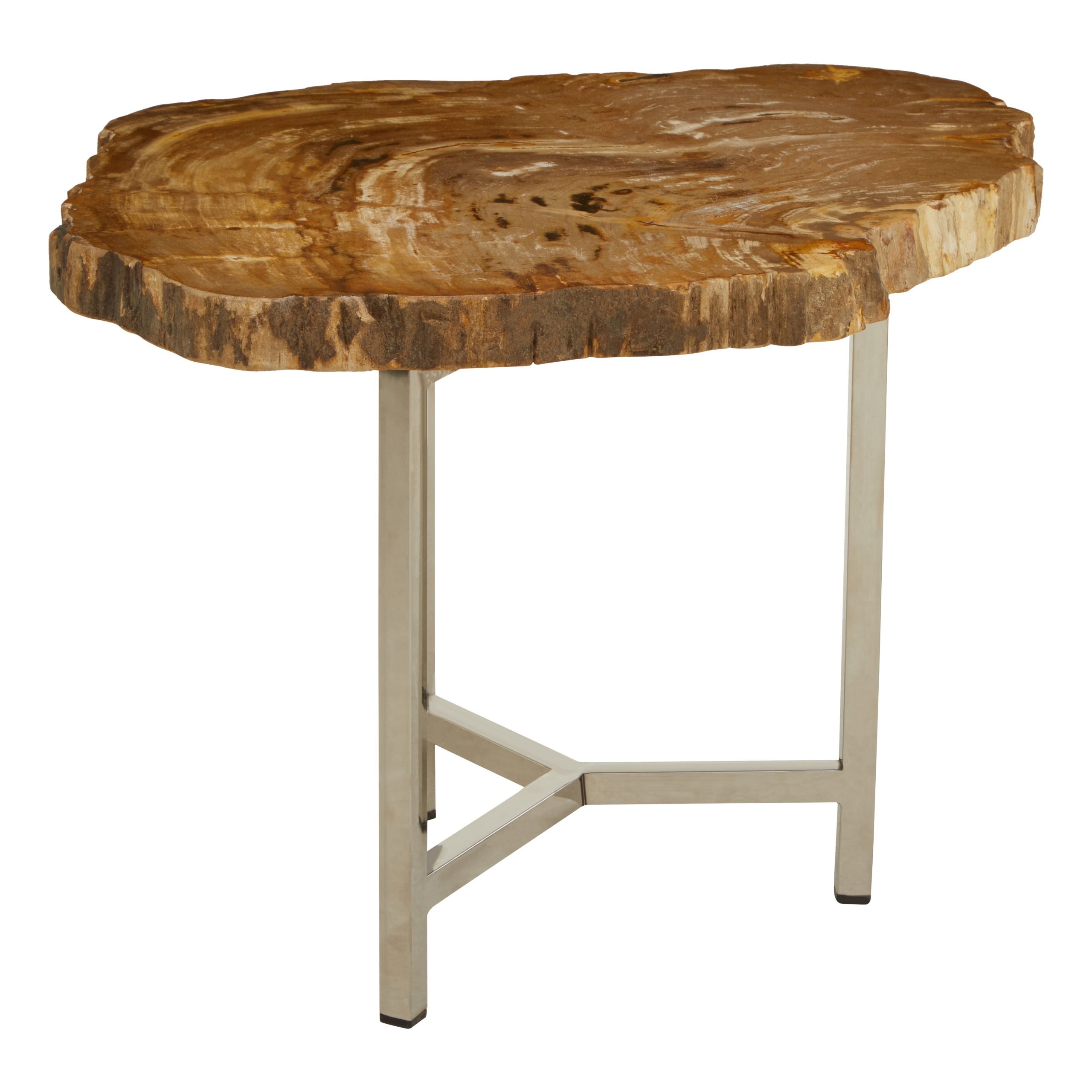 Ramioli Small Petrified Wood Side Table 11 scaled jpeg