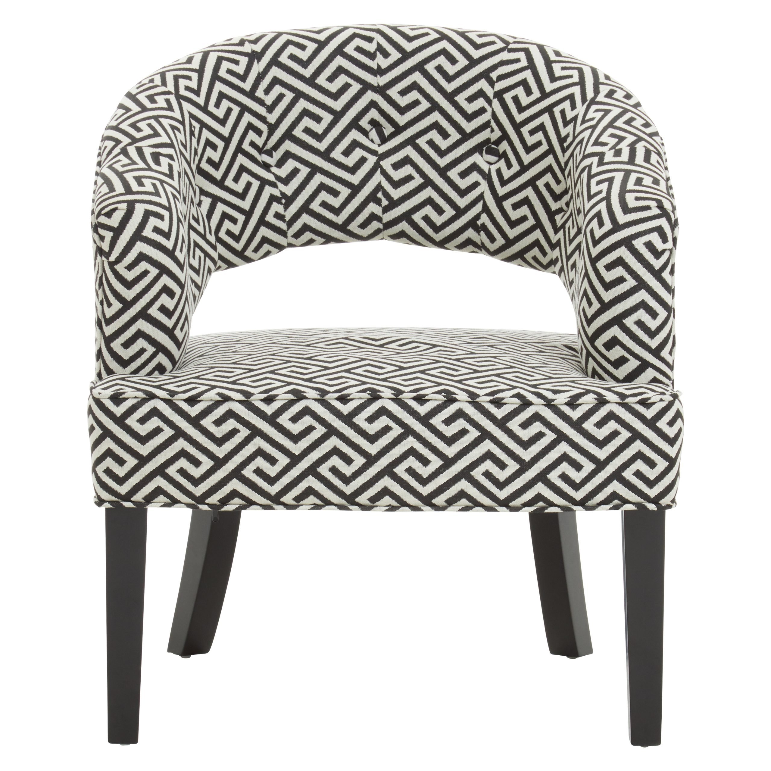 Raffaella Greek Key design Cutout Lounge Chair 3 scaled jpeg