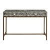 Fusione di Perla Bone Inlay Console Table With 2 Drawers 1 jpg