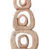 Fiolaro Natural Mango Wood Stacked Ring Sculpture 1 cir jpg