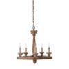 Palmetta 5 Arm Chandelier 1 jpg