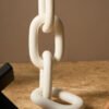 Caavon White Wood 5 Link Chain Decor 2 jpg