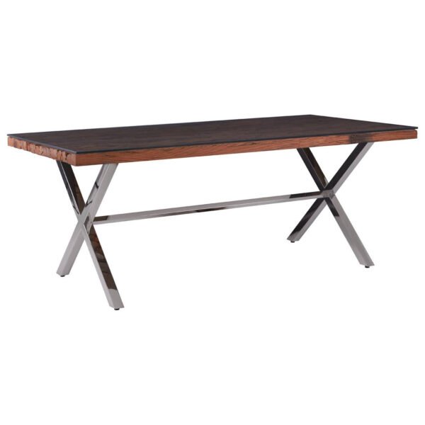Keerio Naoria Dining Table With Cross Base
