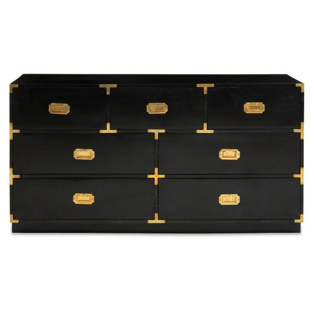 Sandalo Seven Drawer Black Mango Wood Chest 3 jpg