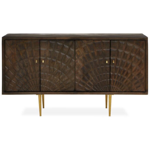 Sienzo 4 Door Mango Wood Sideboard