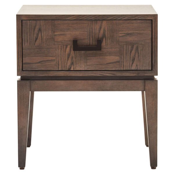 Dienzo Antique Grey One Drawer Side Table
