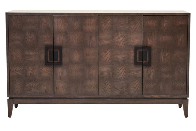 Drusina 4 Door Antique Grey Sideboard 3 jpg