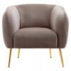 Ylenia Dark Beige Velvet Armchair 1 armchair jpg
