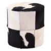The Kairos Black And White Cowhide Stool 2 cowb jpg