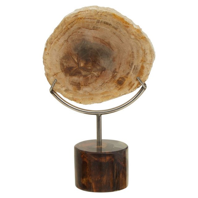 Ramioli Petrified Wood Sculpture 3 stand jpg