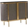 Duvaria Grey Two Door Sideboard with Black Marble Top 1 top jpg
