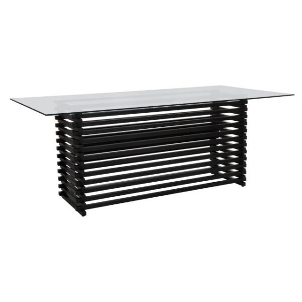 Voarae Matte Black Dining Table