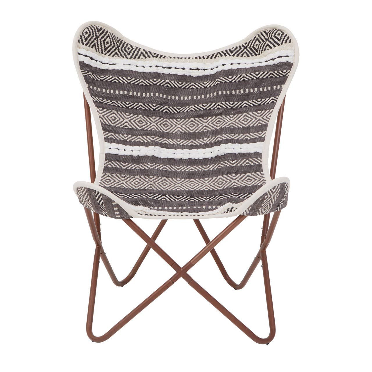 Ceoria Grey And White Butterfly Chair 23 5529588 52980