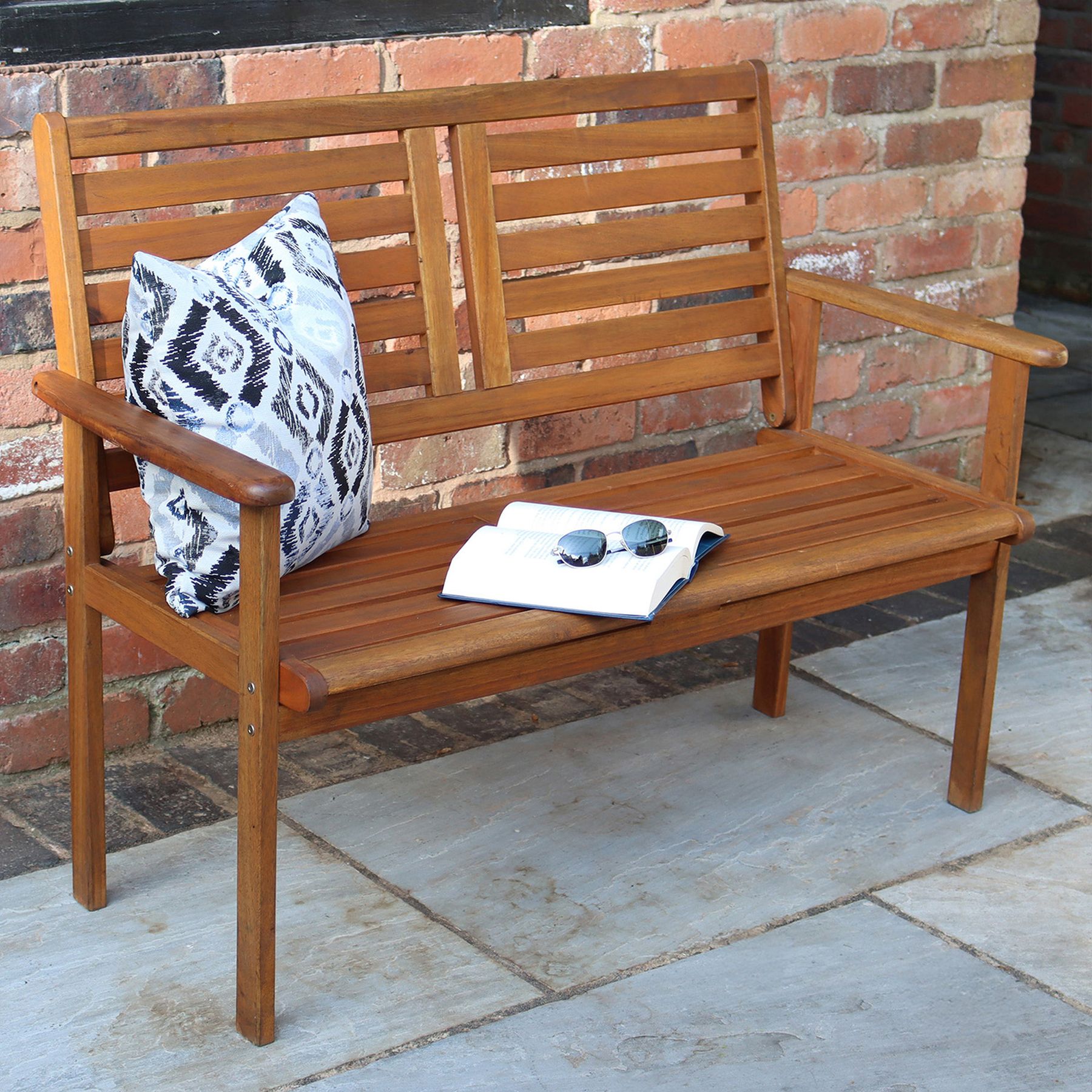 Napoli 2 Seater Garden Furniture Bench 4 jpg