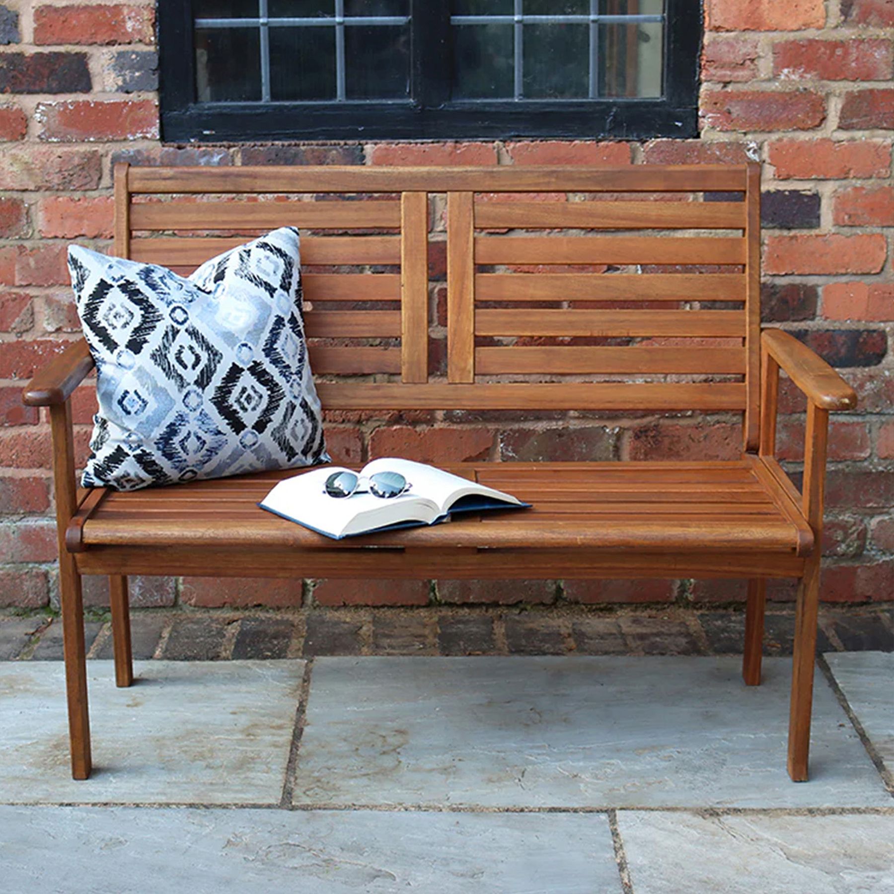Napoli 2 Seater Garden Furniture Bench 5 jpg