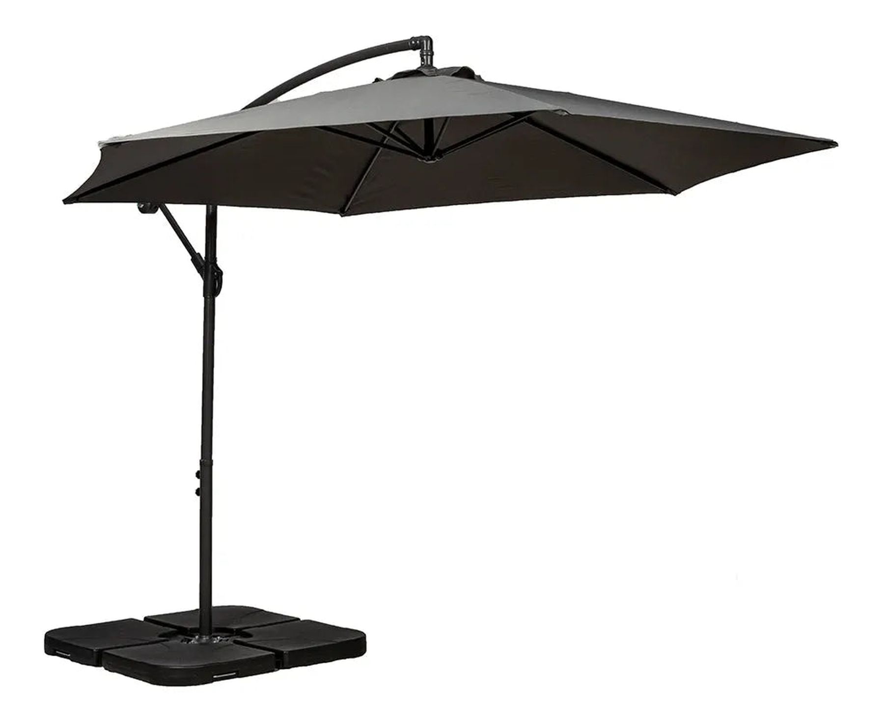 Royalcraft Grey 3m Cantilever Powder Coated Parasol 5 cbe efd b bf caaaed jpg