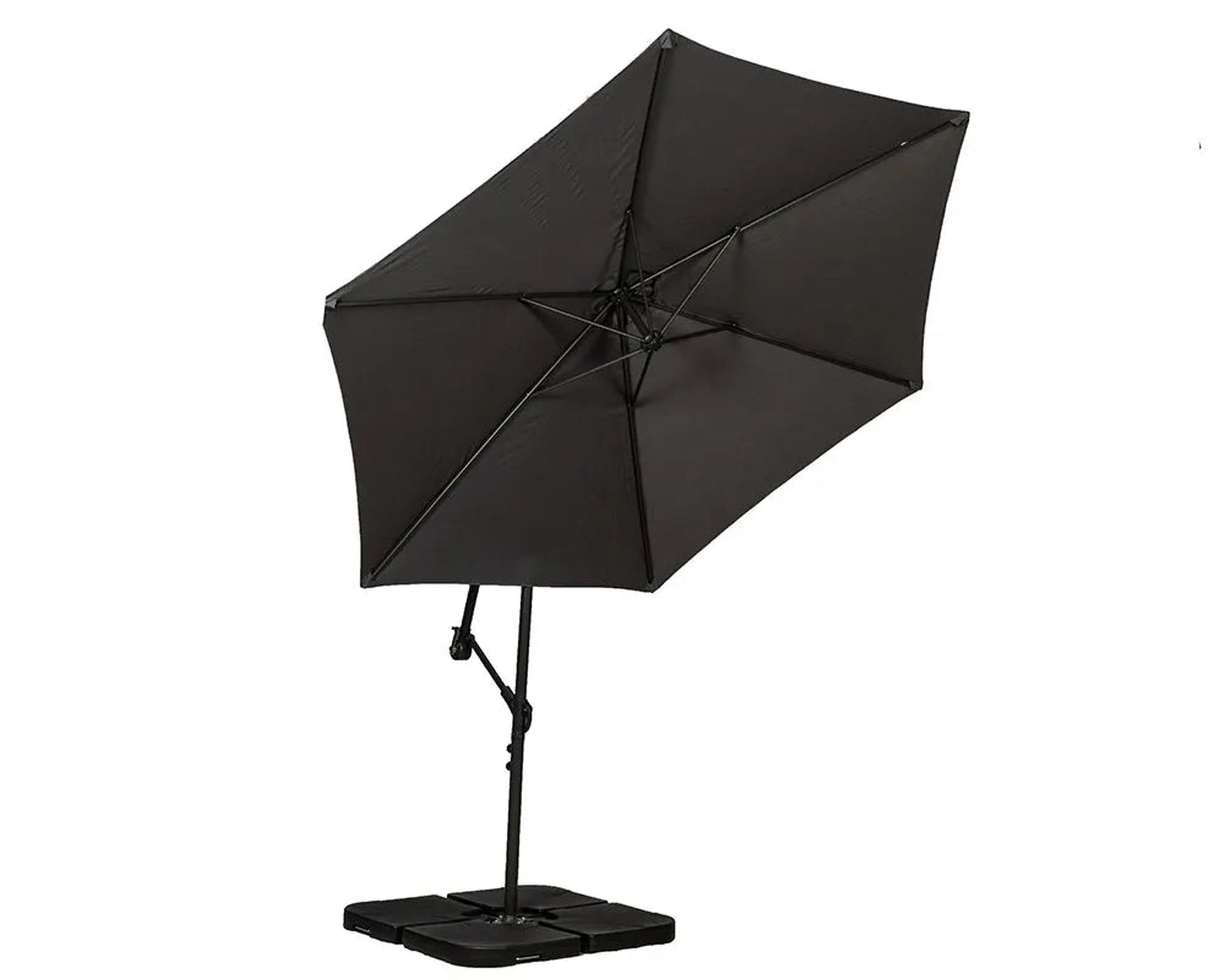 Royalcraft Grey 3m Cantilever Powder Coated Parasol 4 fc da e f fdbfc jpg