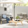 Royalcraft Ivory 3m Cantilever Powder Coated Parasol 2 LifestyleRC jpg