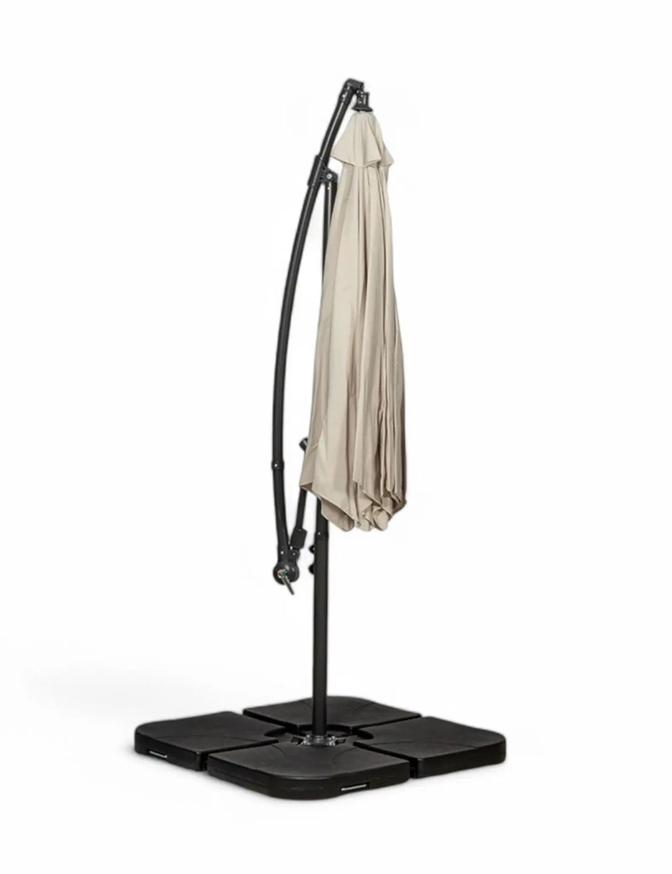 Royalcraft Ivory 3m Cantilever Powder Coated Parasol 5 Resized jpg