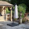 Royalcraft Ivory 3m Pedal Operated Cantilever Hanging Parasol 1 jpg