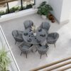 ASPEN 150cm round ceramic grey top with 6 rope chairs 1 ASPASPDIN jpg