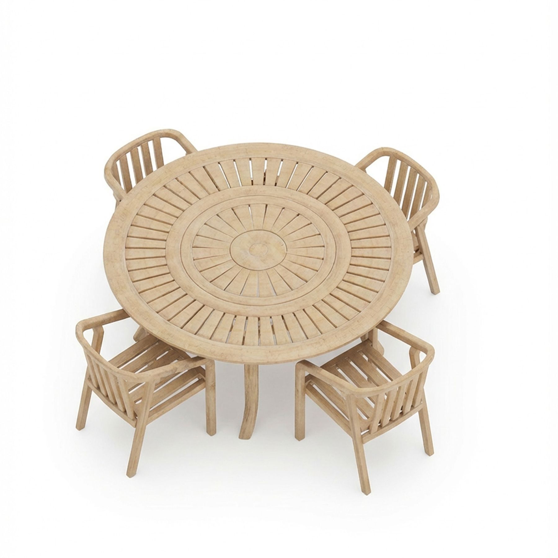 FSC 1 MARIS 4-Seater Round Dining Set 8 MARPCR jpg