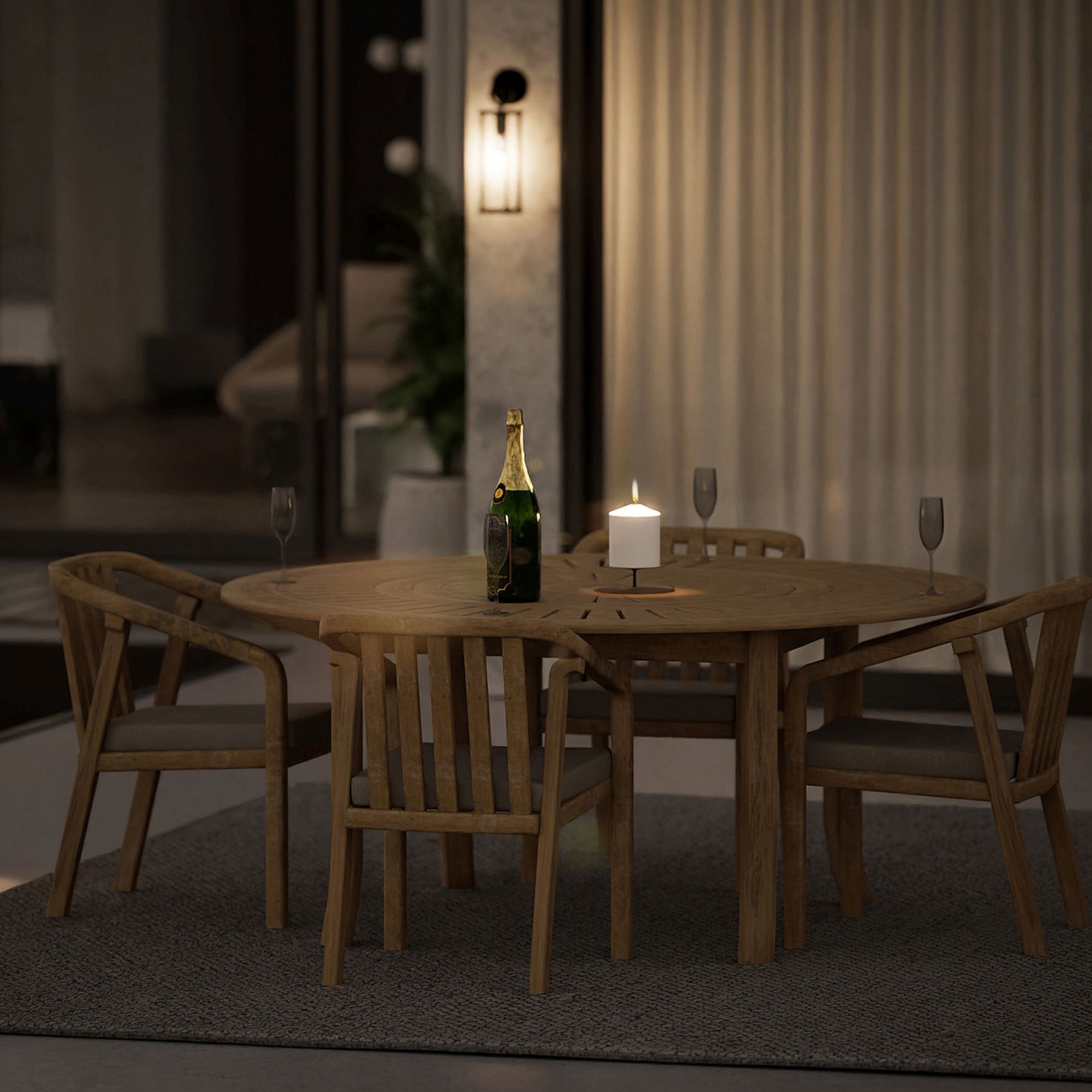 FSC 1 MARIS 4-Seater Round Dining Set 5 MARPCR jpg