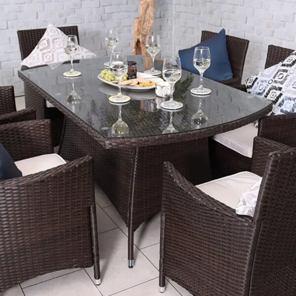 NEVxCAR BRN Nevada Brown Seater Carver Rectangular Dining Set Lifestyle jpg