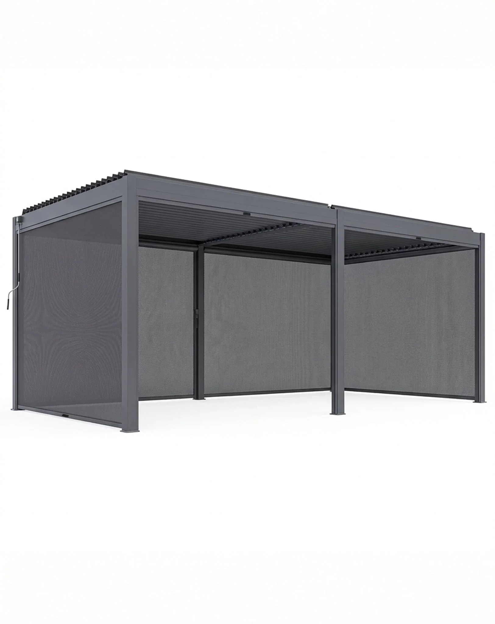 Luxe 6x3m Pergola with Solar Lighting System and Voice Control 9 RCPERG cc b a bec dfbeebca