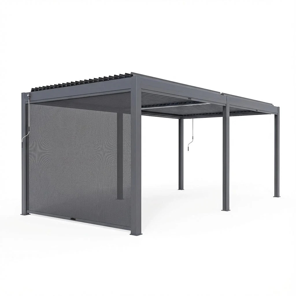 Luxe 6x3m Pergola with Solar Lighting System and Voice Control 10 RCPERG bad c b ee eaaba
