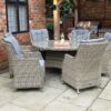 Royalcraft Wentworth 6 Seat Round High back Comfort Dining Set 2 WENCOM WS jpg