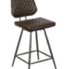C Dalton Bar Chair (Dark Brown)